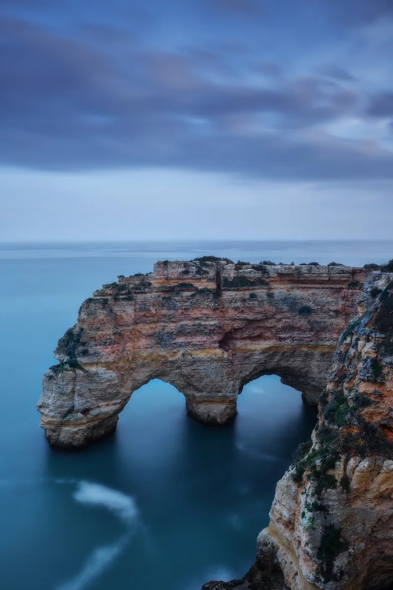 Mountains Arches Shape Heart Beach Marinha