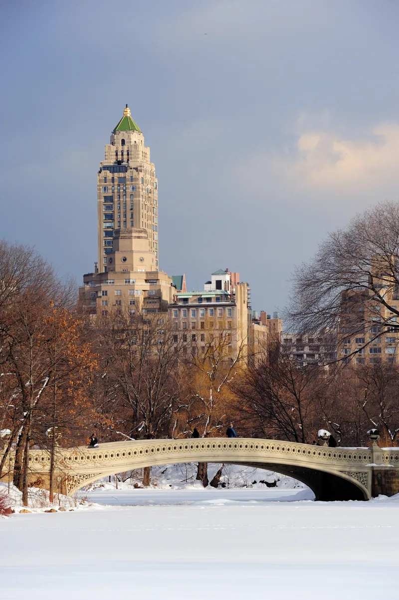 New York City Manhattan Central Park Winter
