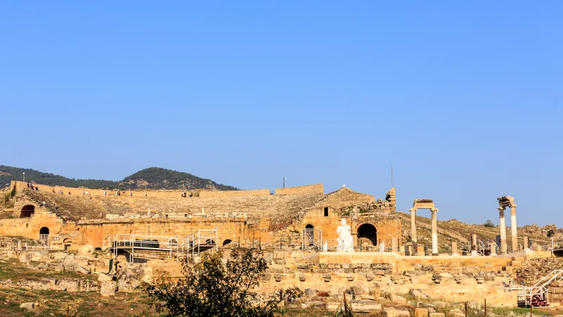 Old Ruins Against Blue Sky