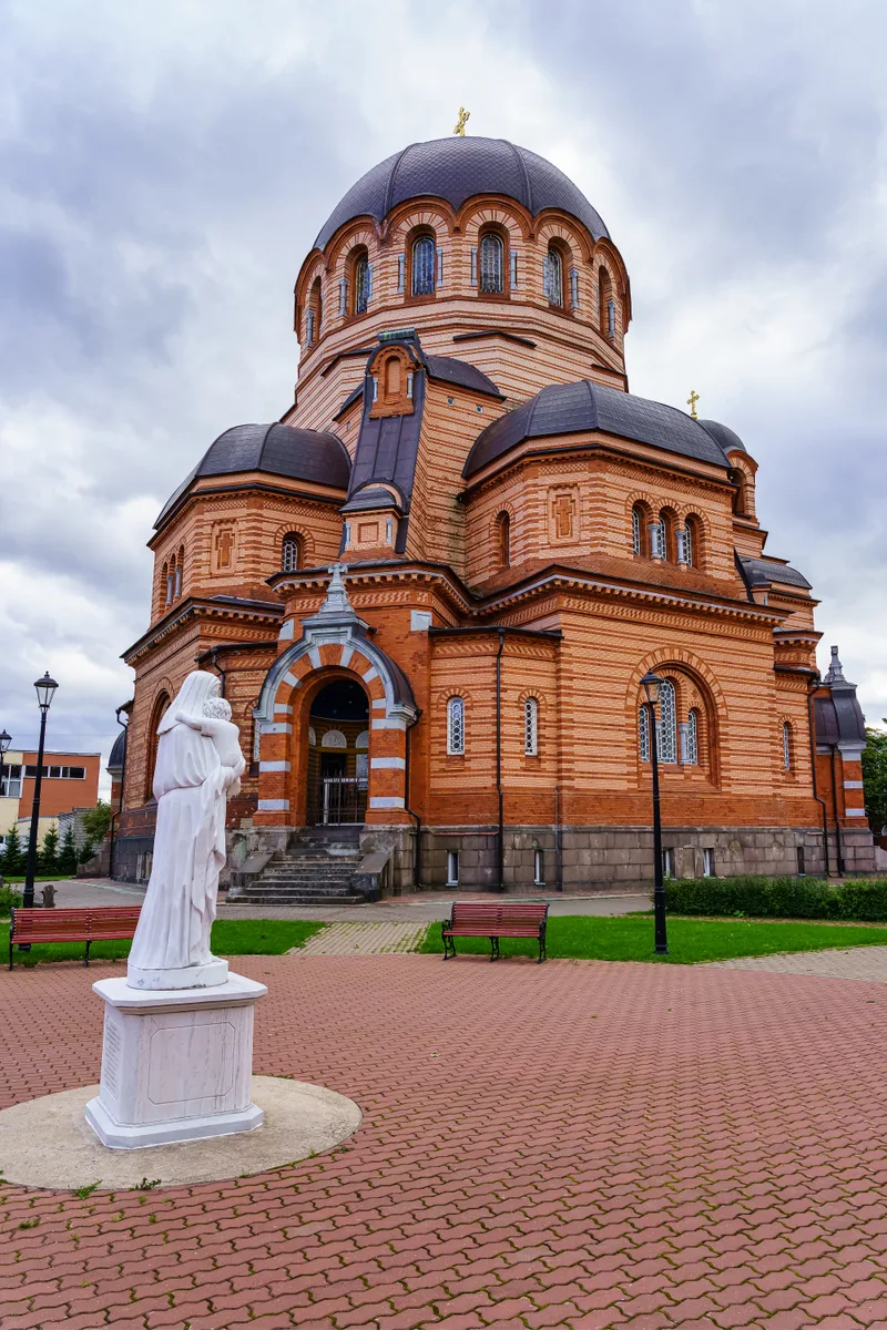 Orthodox Cathedral Resurrection Jesus City Narva Estonia