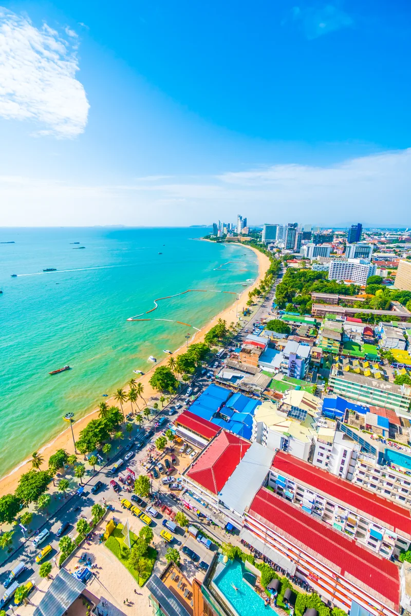 Photo Beach Town View From