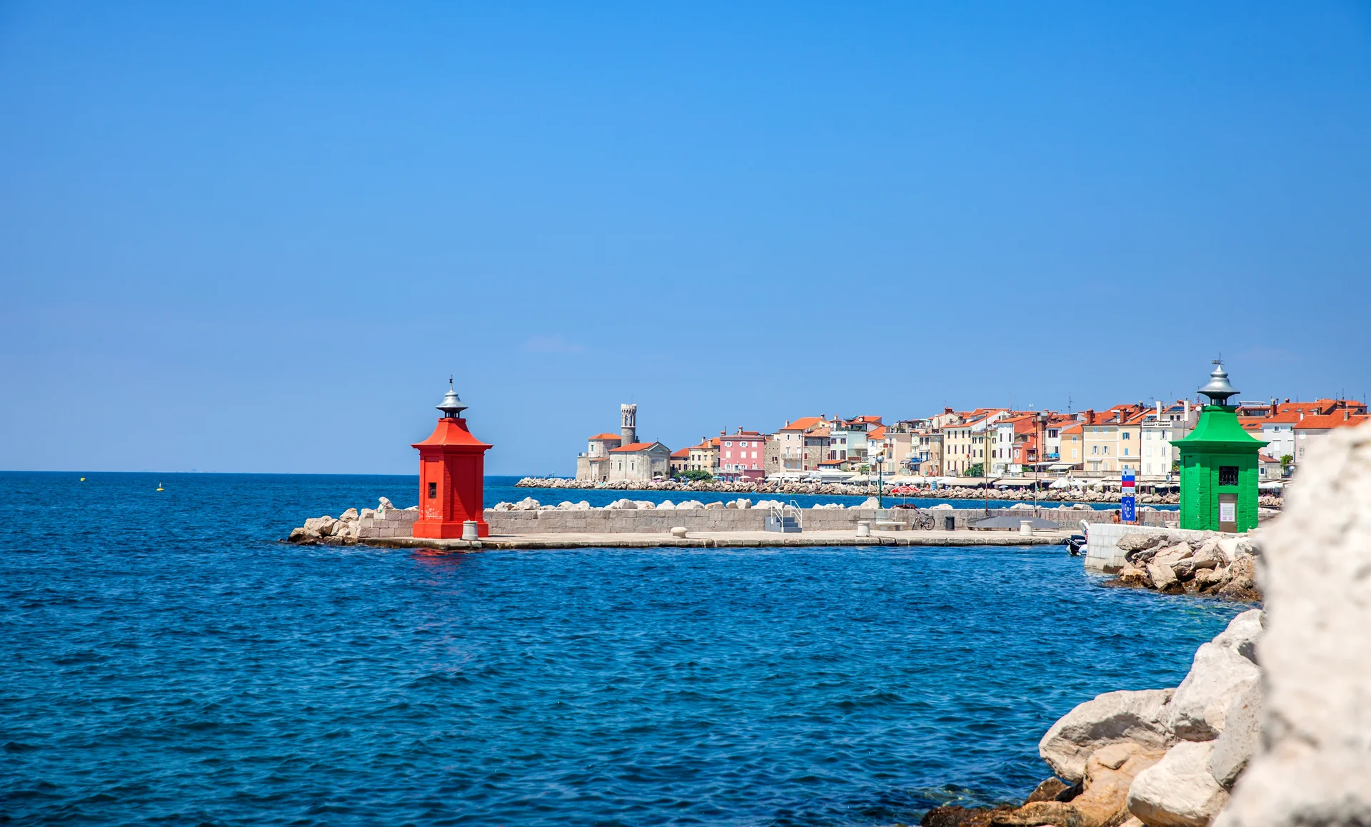 Piran Town Slovenia Body Mediterranean. Uncategorized wallpaper. 5480×3305px. Free download for personal use.