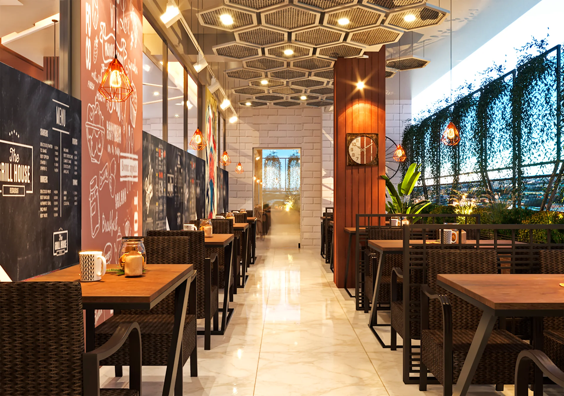 Restaurant With Menu Wall That Sayscafe. Uncategorized wallpaper. 4000×2813px. Free download for personal use.