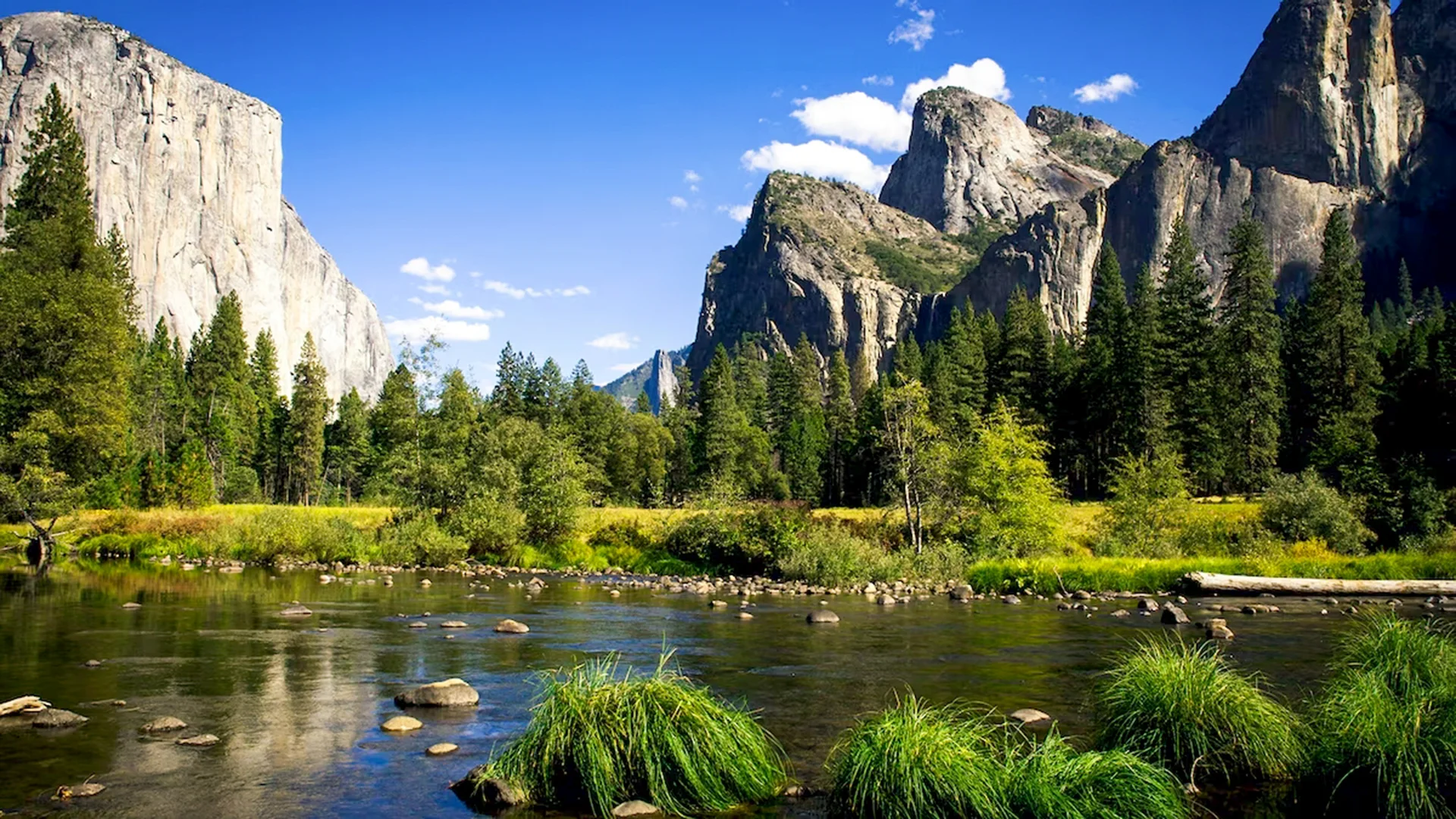 River With Mountain Background. Nature wallpaper. 6900×3881px. Free download for personal use.