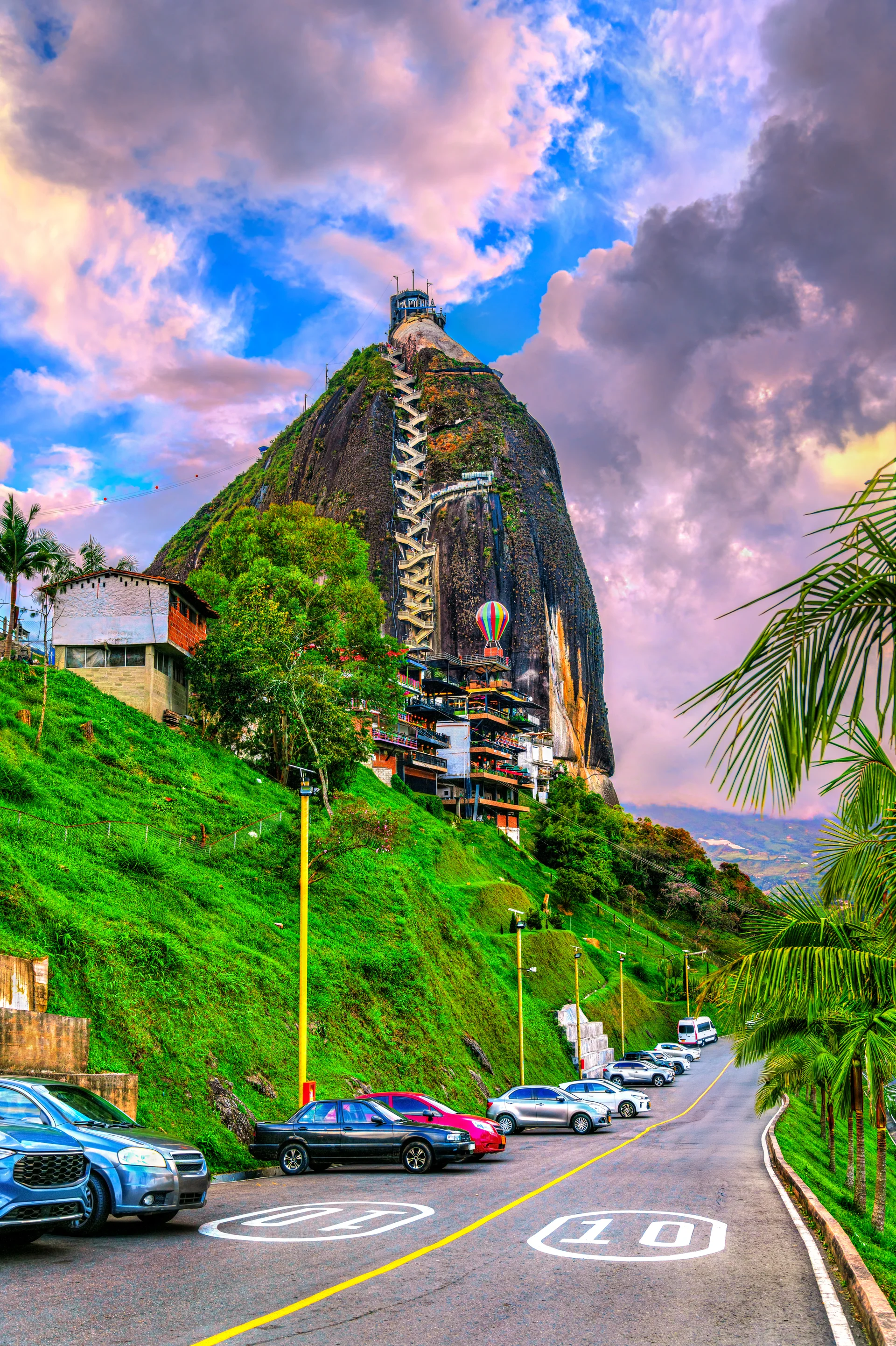 Rock Guatape Landmark Inselberg Major Tourist Destination Antioquia Colombia. Travel wallpaper. 5172×7763px. Free download…