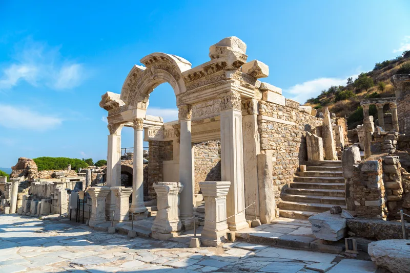 Ruins Ancient City Ephesus Turkey