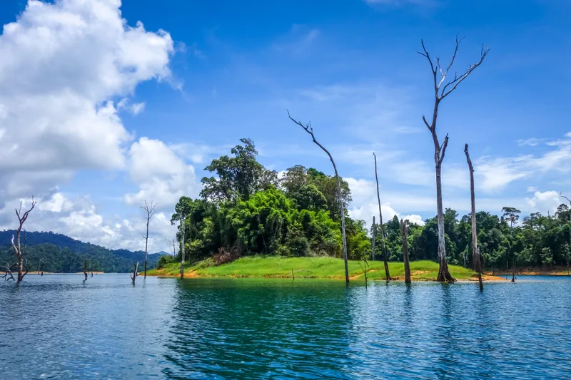 Scenic View Lake Against Sky