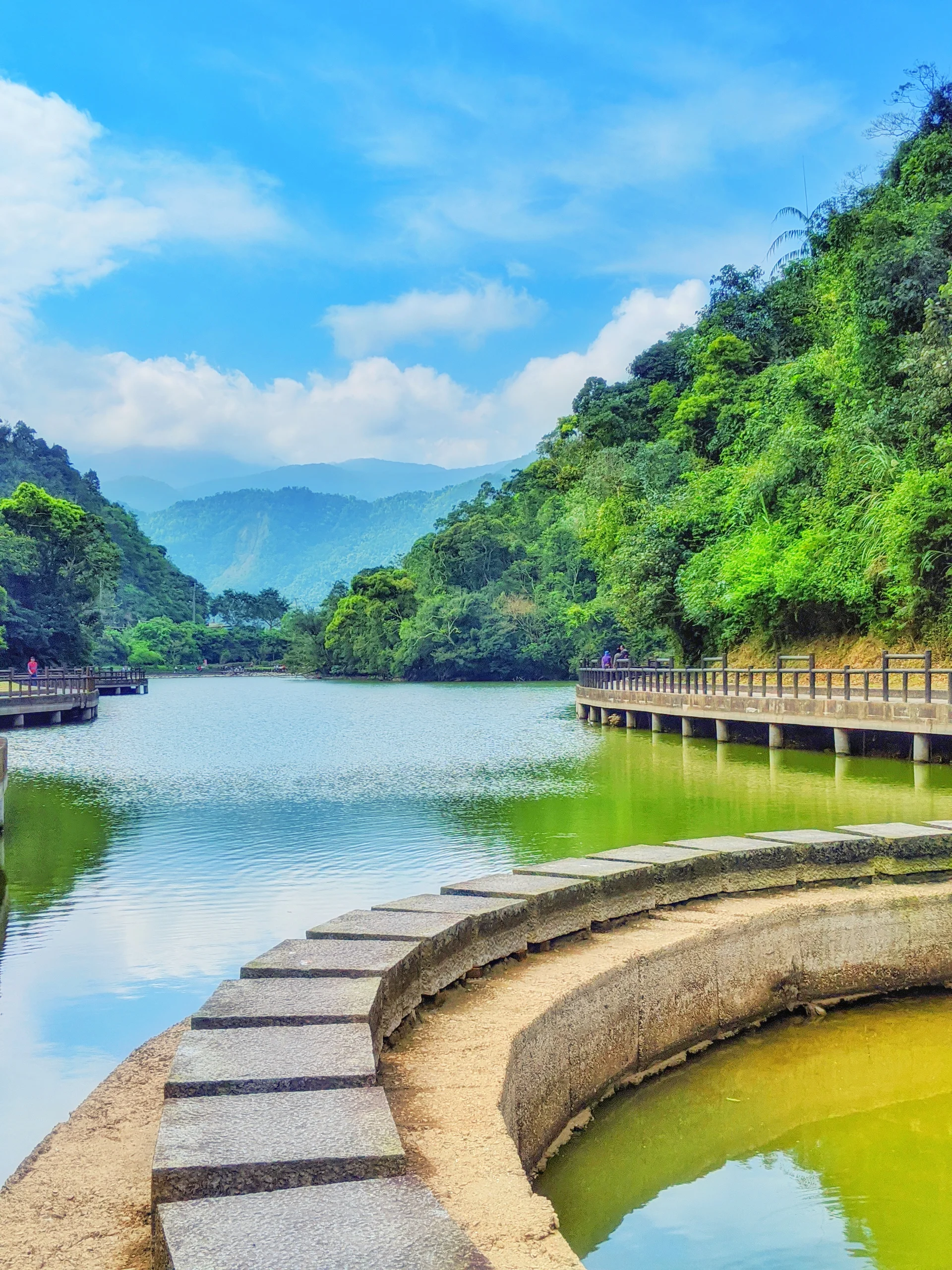 Scenic View Lake By Trees Against Sky. Nature wallpaper. 3024×4032px. Free download for personal use.