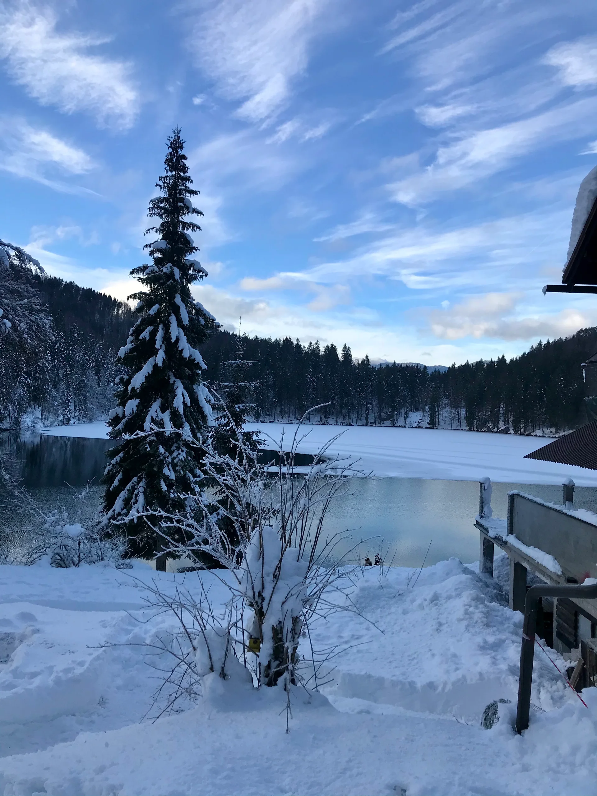 Scenic View Snow Covered Mountains Against Sky. Nature wallpaper. 3024×4032px. Free download for personal use.