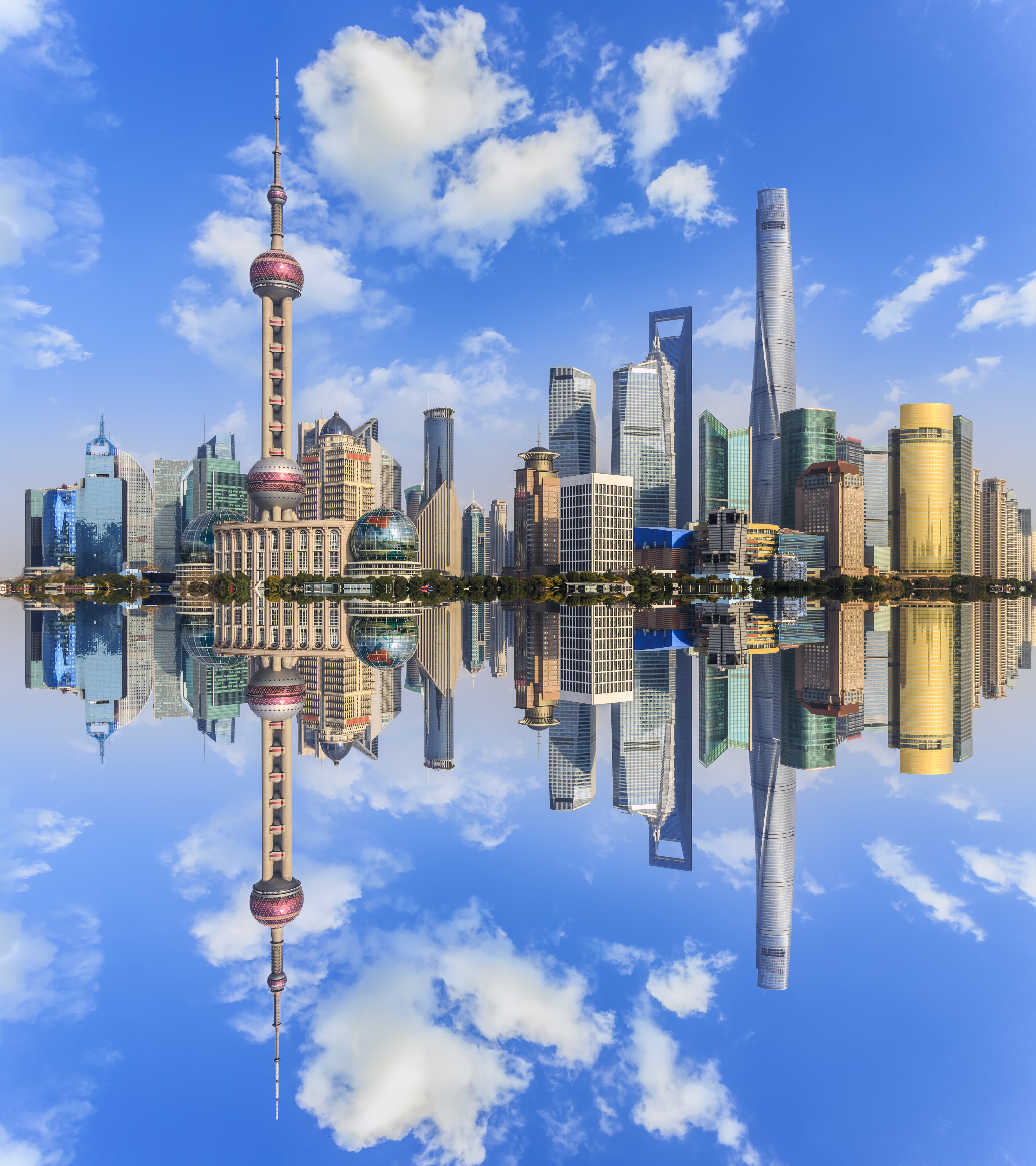 Sky Oriental Morning City Travel