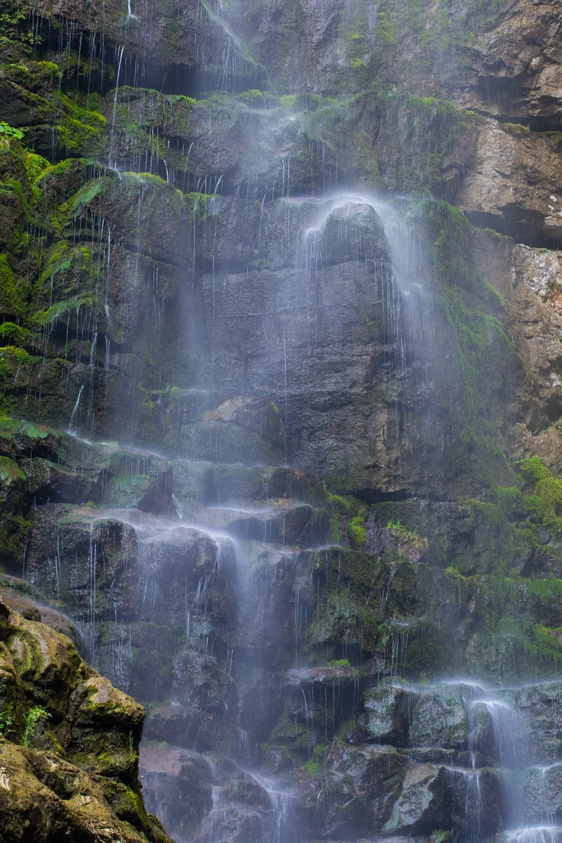 Small Waterfall Rocks Skrad Municipality Croatia