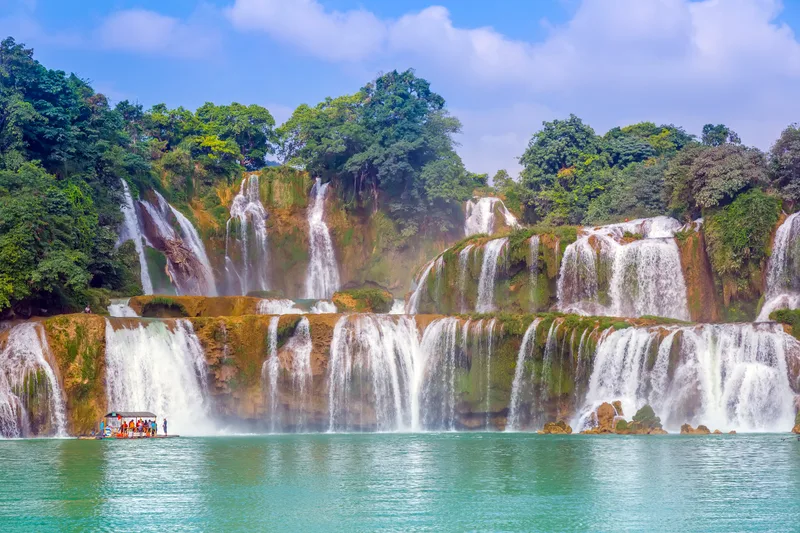 Spring Mountain Nature Sunlight Tropical Pond