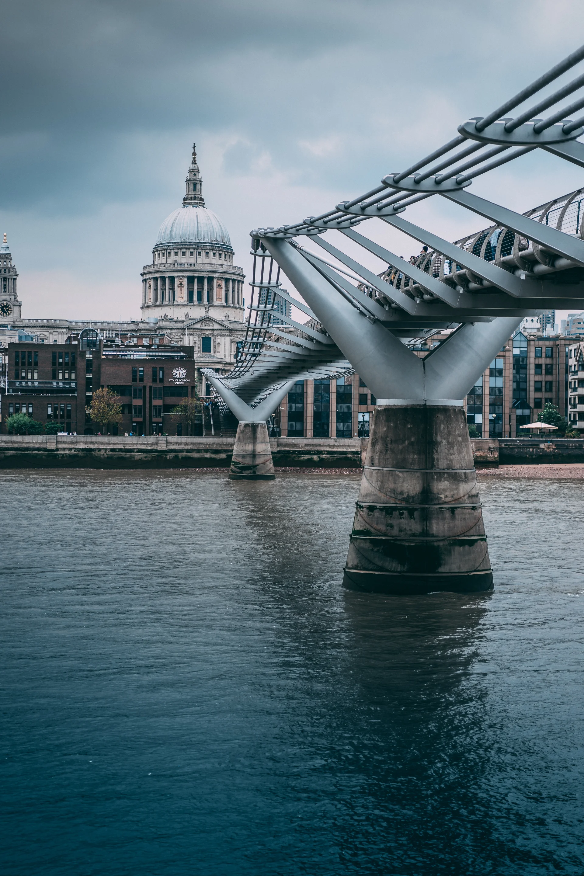 St Paul S Cathedral Bridge. Cities wallpaper. 3829×5743px. Free download for personal use.