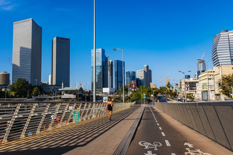 Tel Aviv Jaffa Israel October 16 2021 View Modern Tel Aviv City