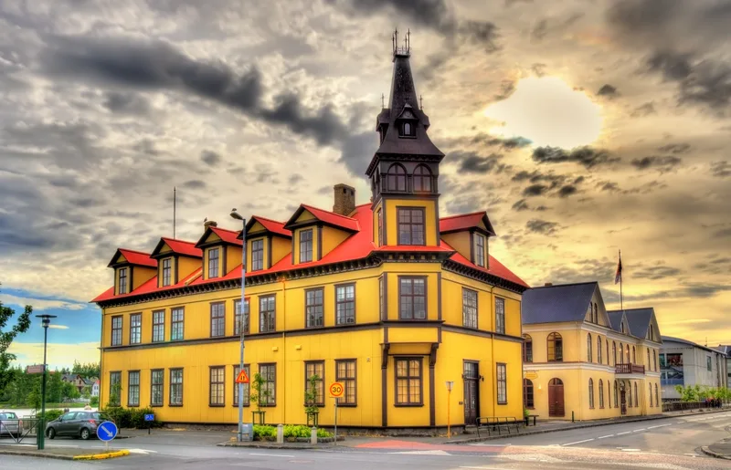 Tjarnarskoli School Building Reykjavik Iceland