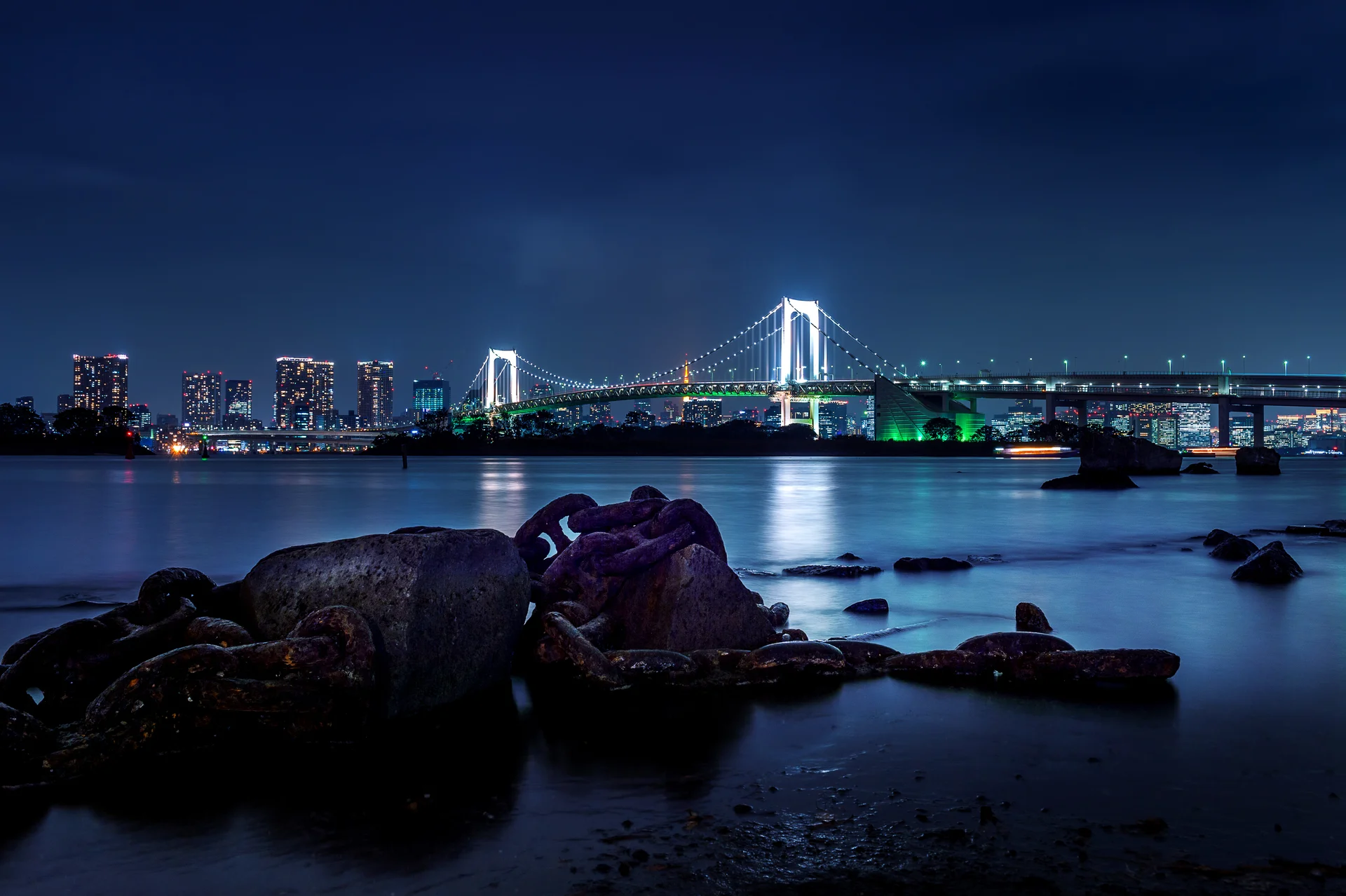 Tokyo Skyline With Rainbow Bridge Tokyo Tower Tokyo Japan. Cities wallpaper. 4928×3280px. Free download for personal use.