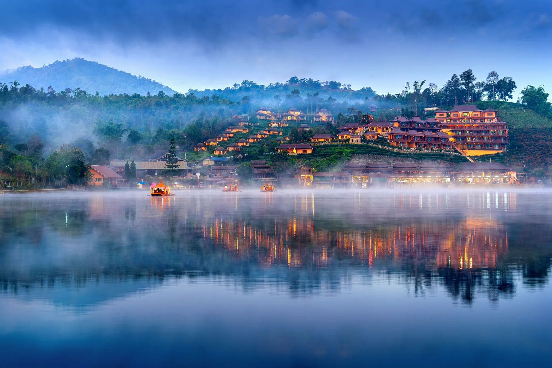 Tourists Take Boat Ban Rak Thai Village Mae Hong Son Province Thailand. Uncategorized wallpaper. 6000×4000px. Free downloa…