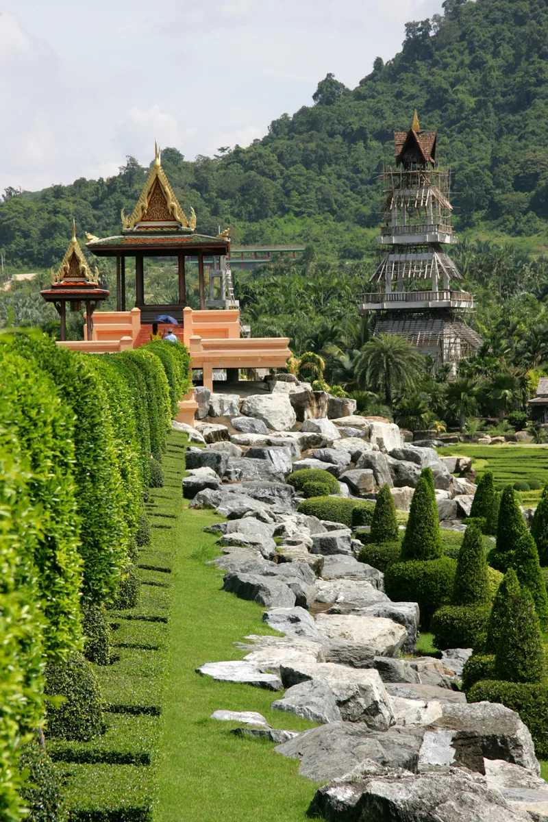 Tropical Garden Nong Nooch Village Siam Thailand Asia