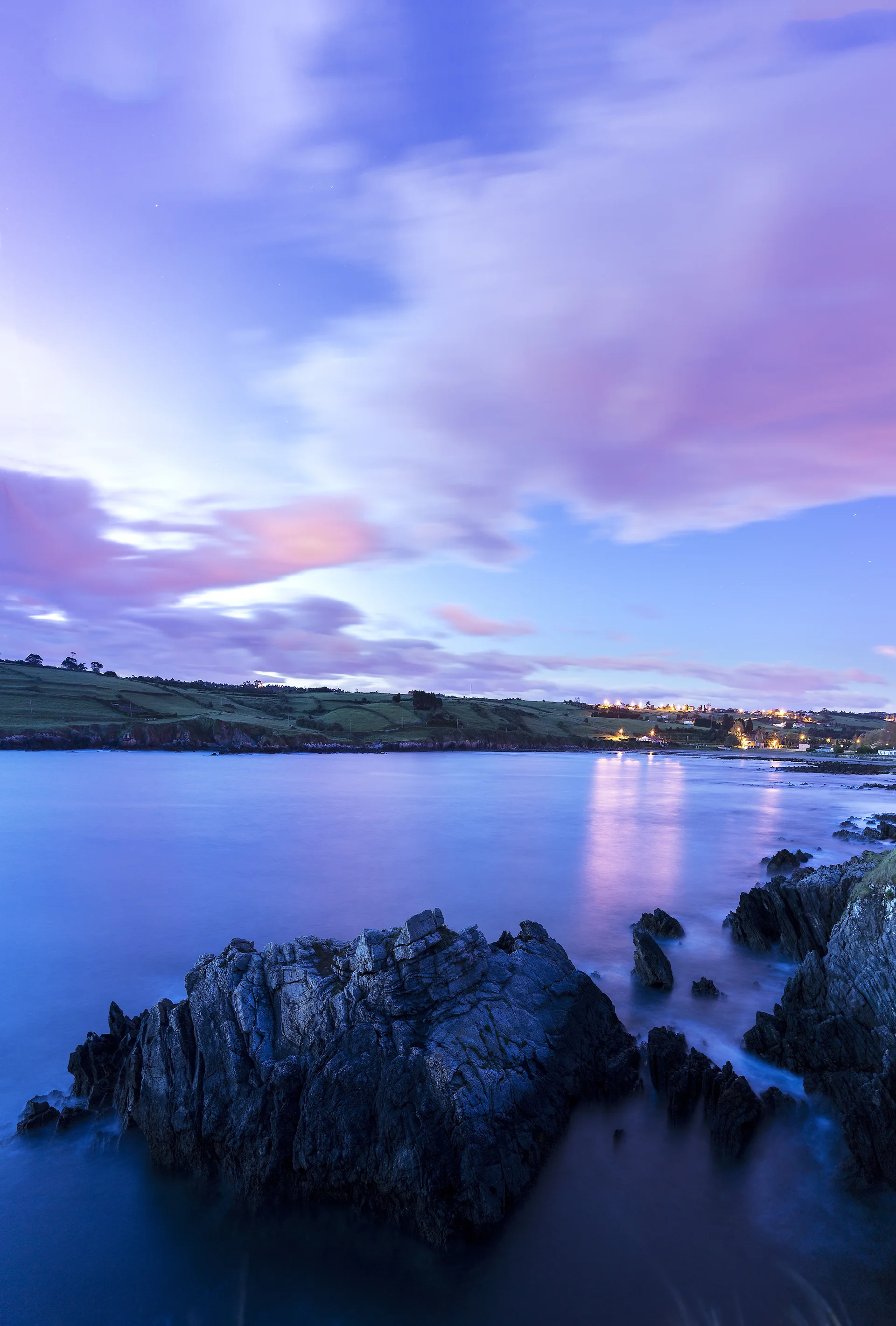 Vertical Shot Lake With Rocks It City Horizon Twilightperfect Wallpaper. Nature wallpaper. 3641×5387px. Free download for …