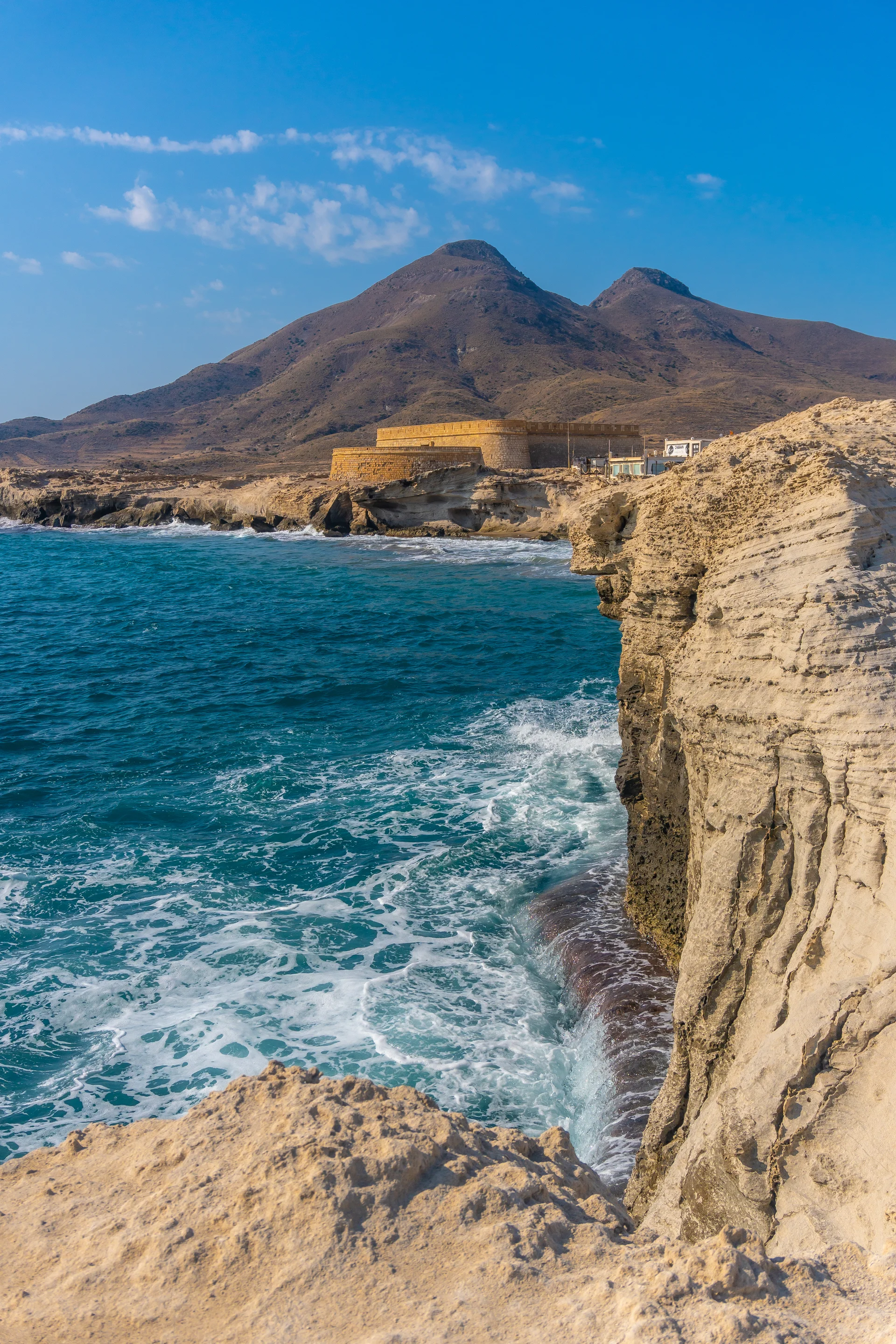 Vertical Shot Los Escullos Beach Nijar Andalusia Spain Mediterranean Sea. Nature wallpaper. 4000×6000px. Free download for…