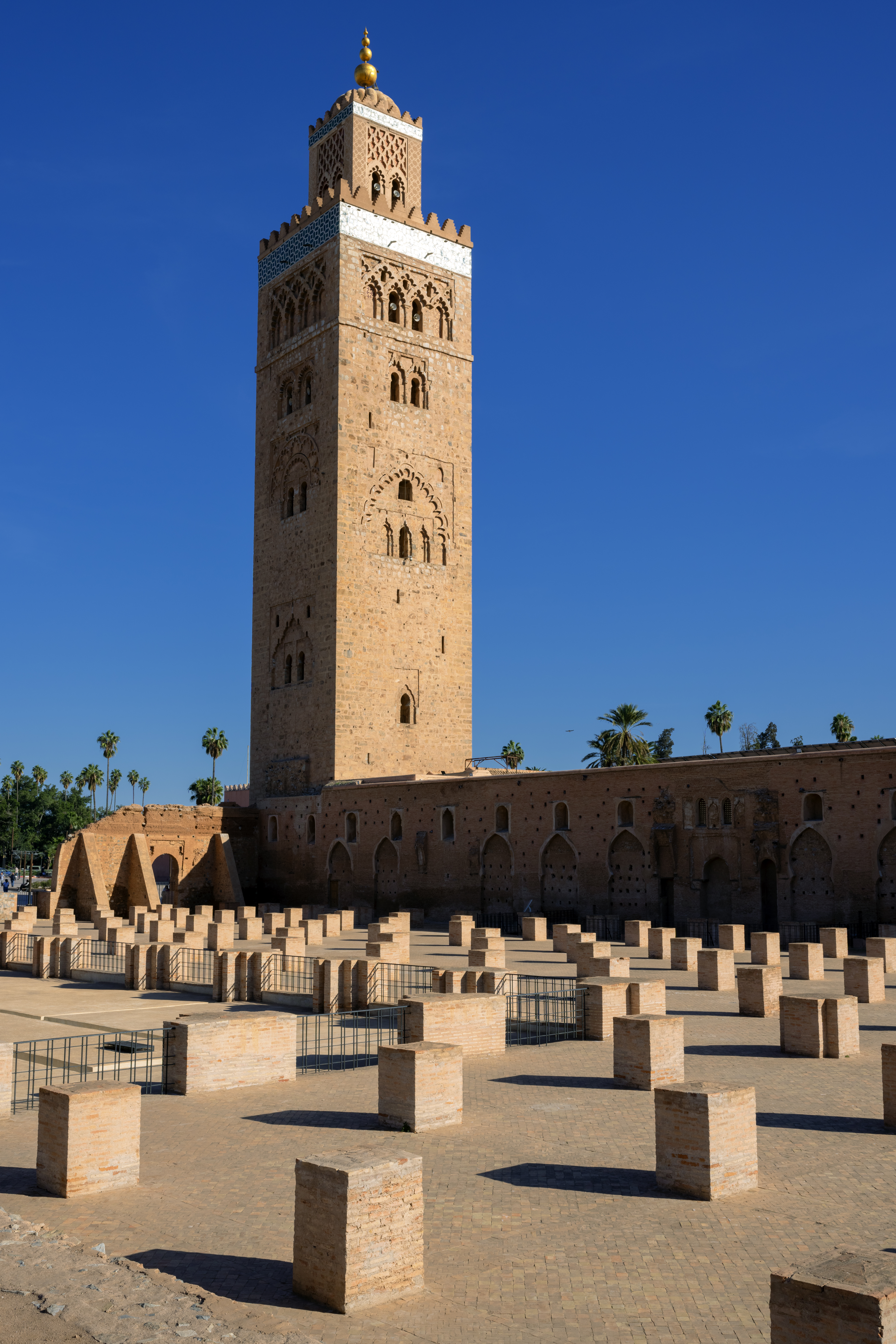 Vertical View Famous Koutoubia Mosque Marrakech