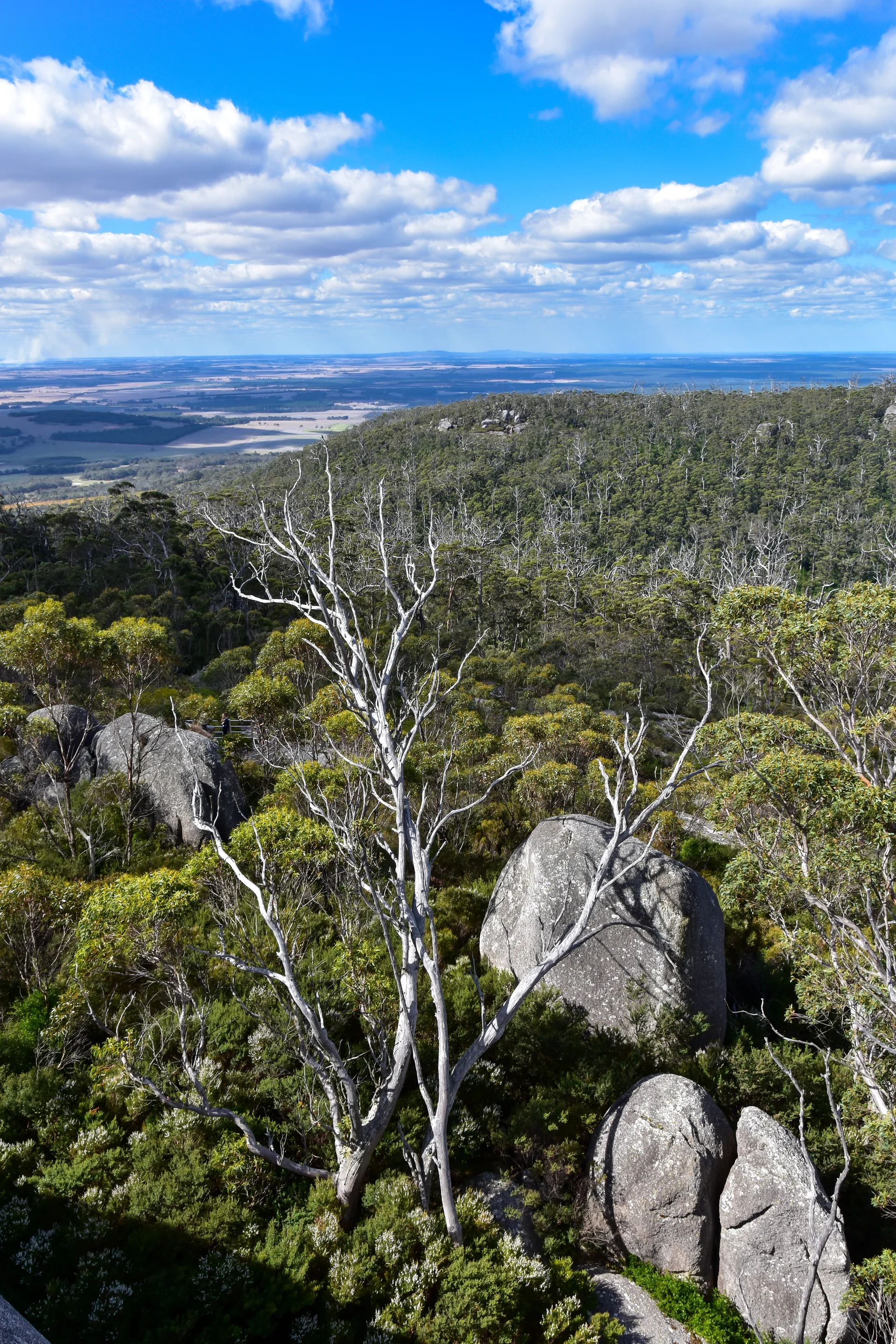 View From Granite Skywalk Castle Rock Western Australia. Aerial wallpaper. 4000×6000px. Free download for personal use.
