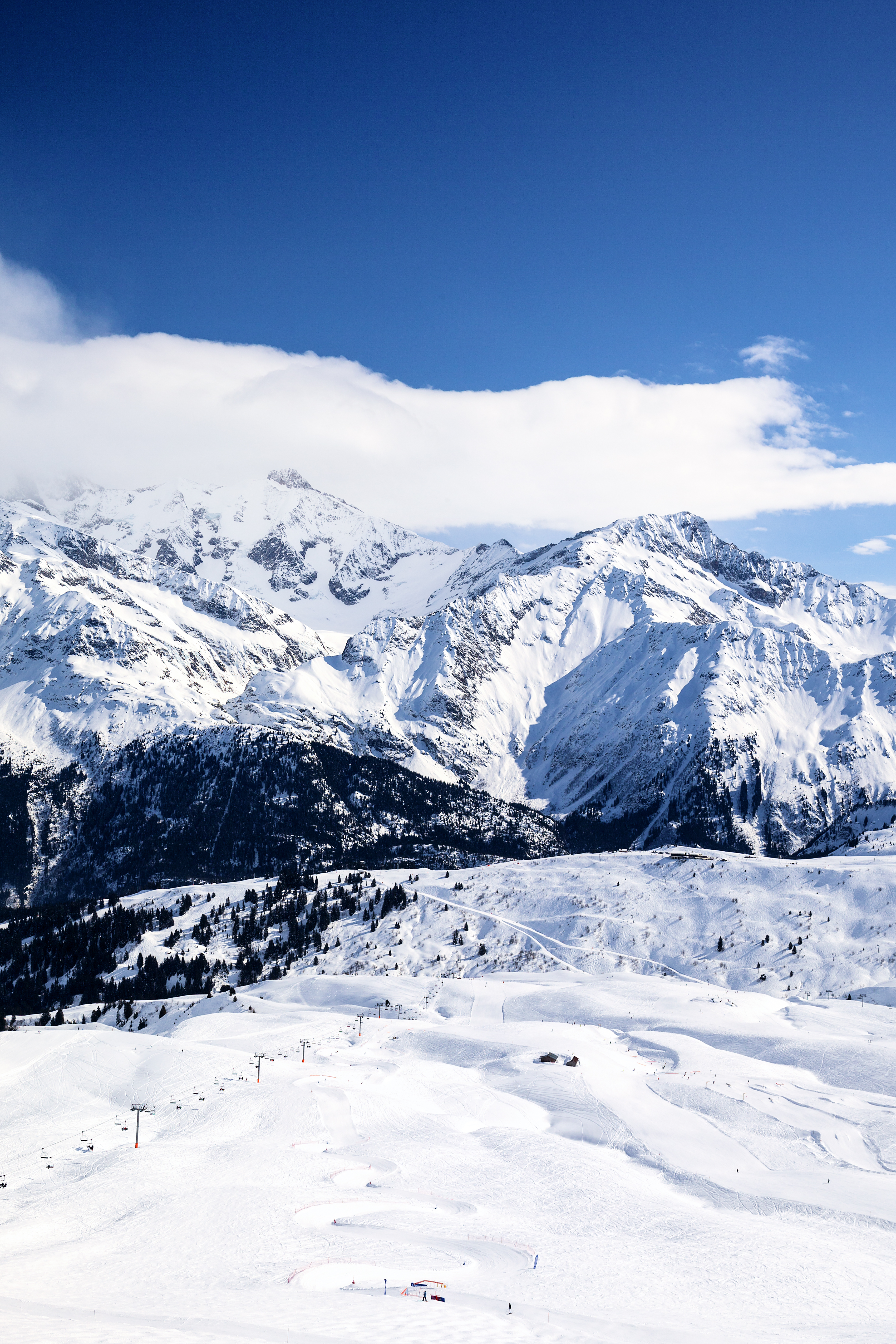 View Winter Mountain Landscape