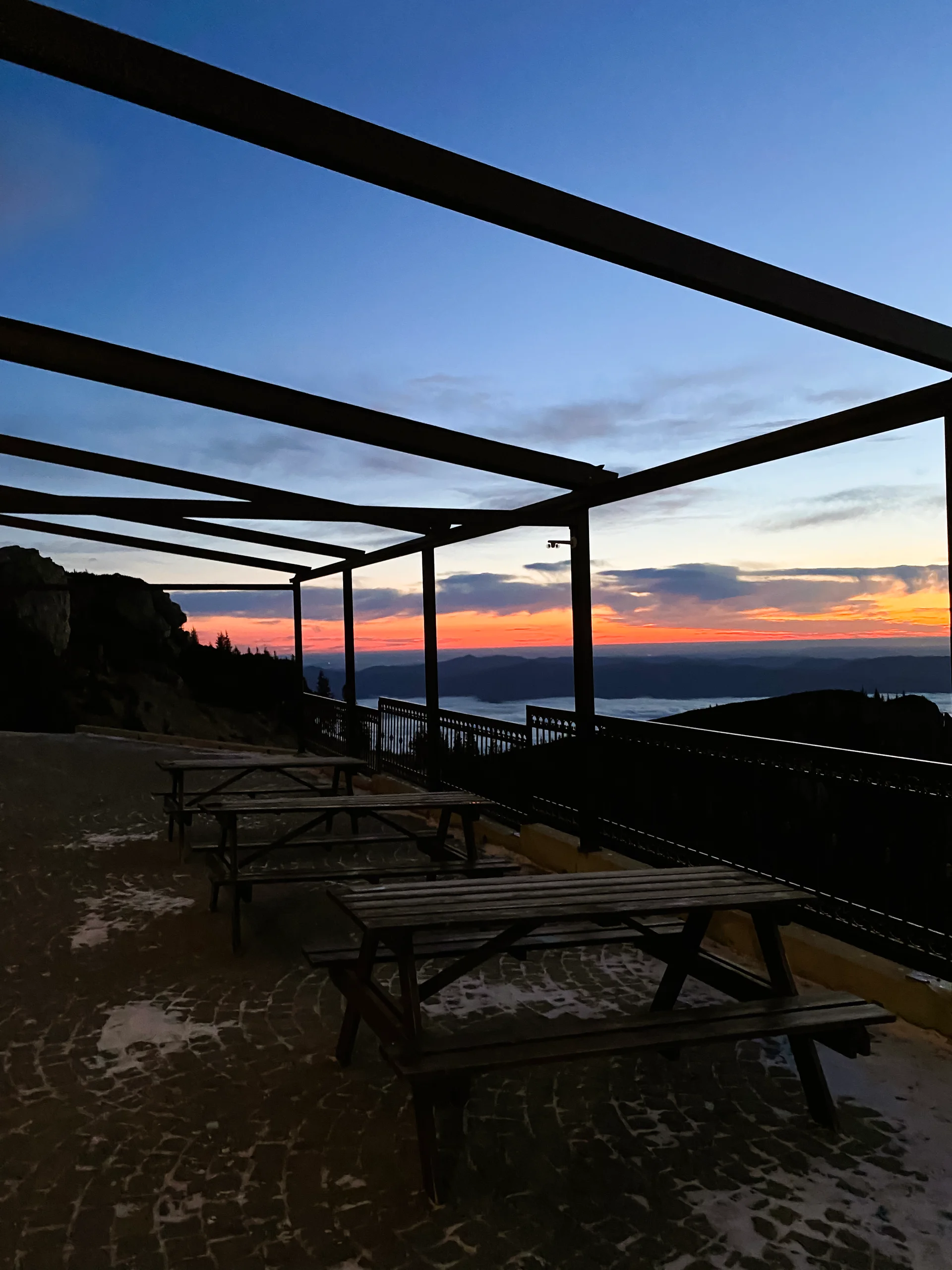 Viewpoint Toaca Peak Carpathians Romania Nature Sunset. Nature wallpaper. 3024×4032px. Free download for personal use.