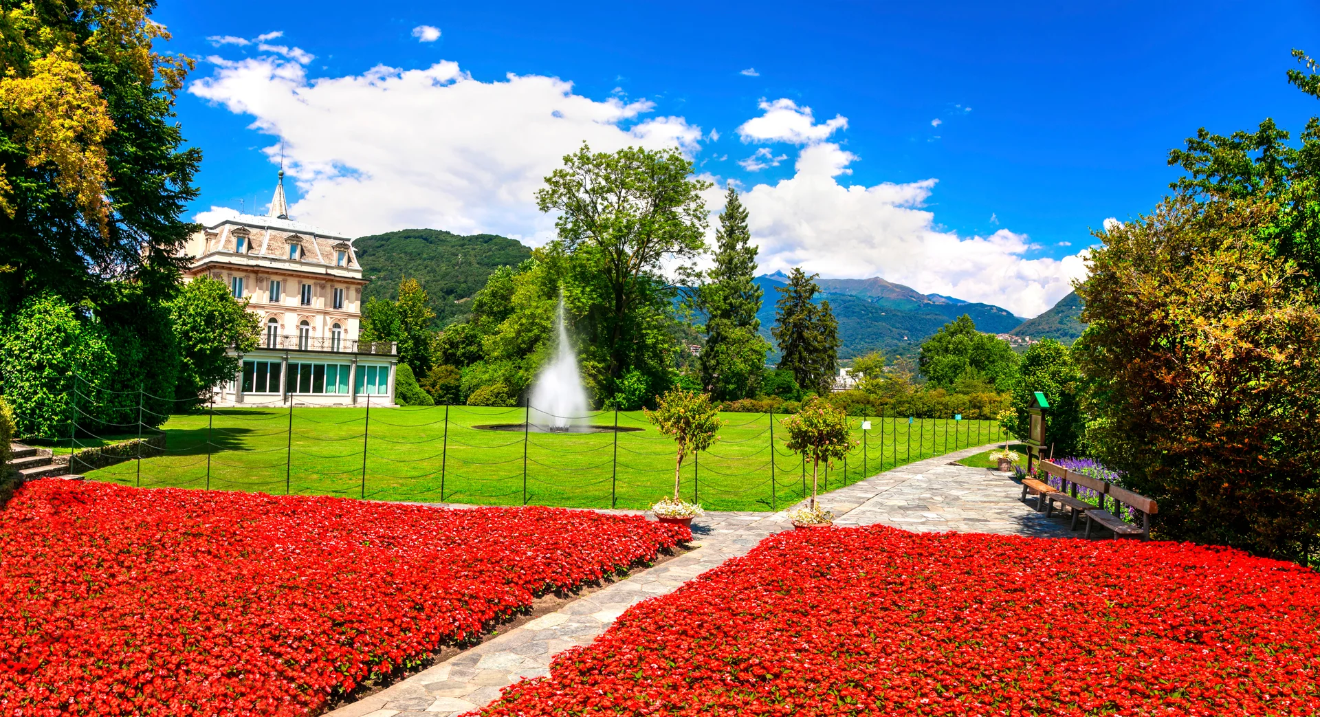 Villa Taranto With Beautiful Gardens Lago Maggiore North Italy. Uncategorized wallpaper. 7613×4136px. Free download for pe…