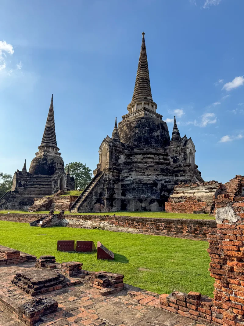 Wat Chaiwatthanaram Ayutthaya Temple Seen From River Boat
