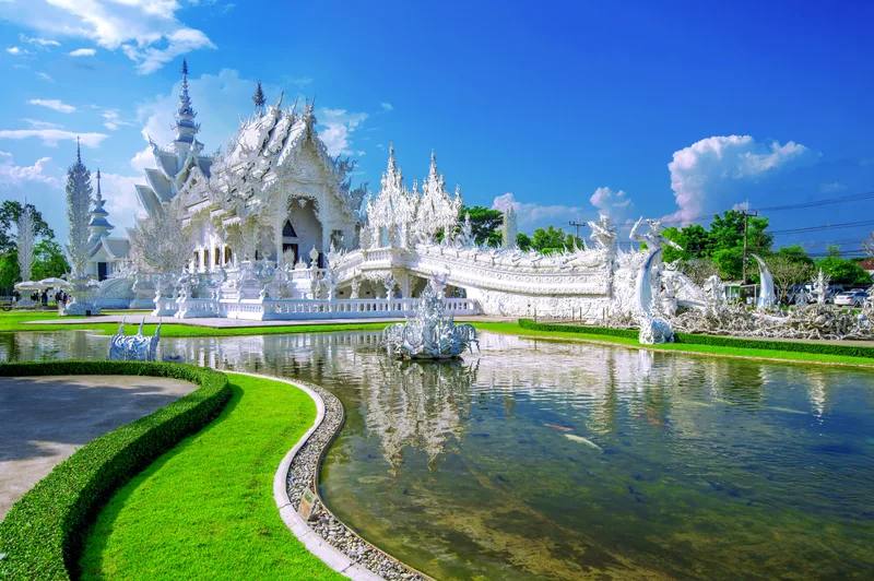 Wat Rong Khun Temple White Temple Chiang Rai Thailand