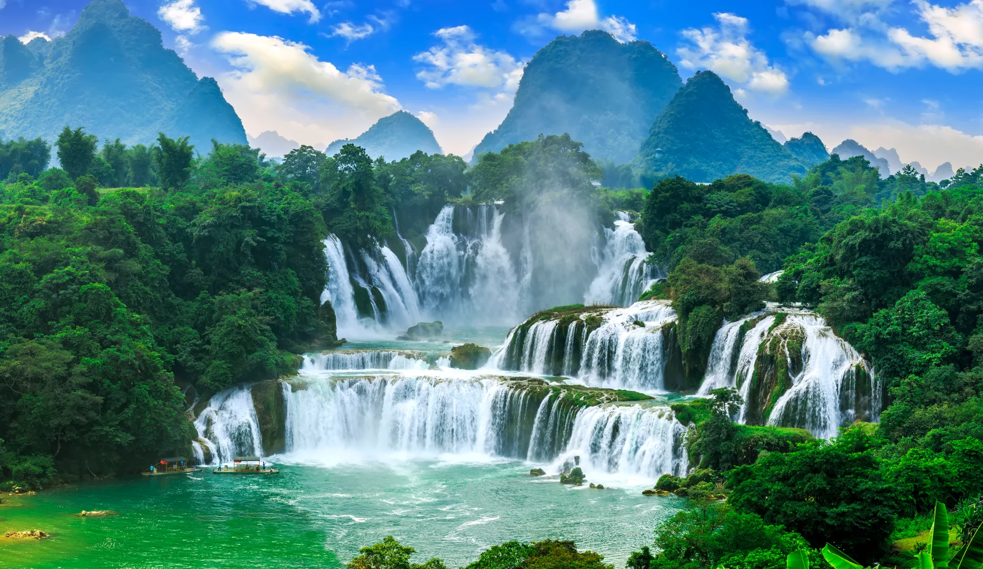 Waterfall Clean Tourist Blue Flow Asian. Uncategorized wallpaper. 7000×4054px. Free download for personal use.