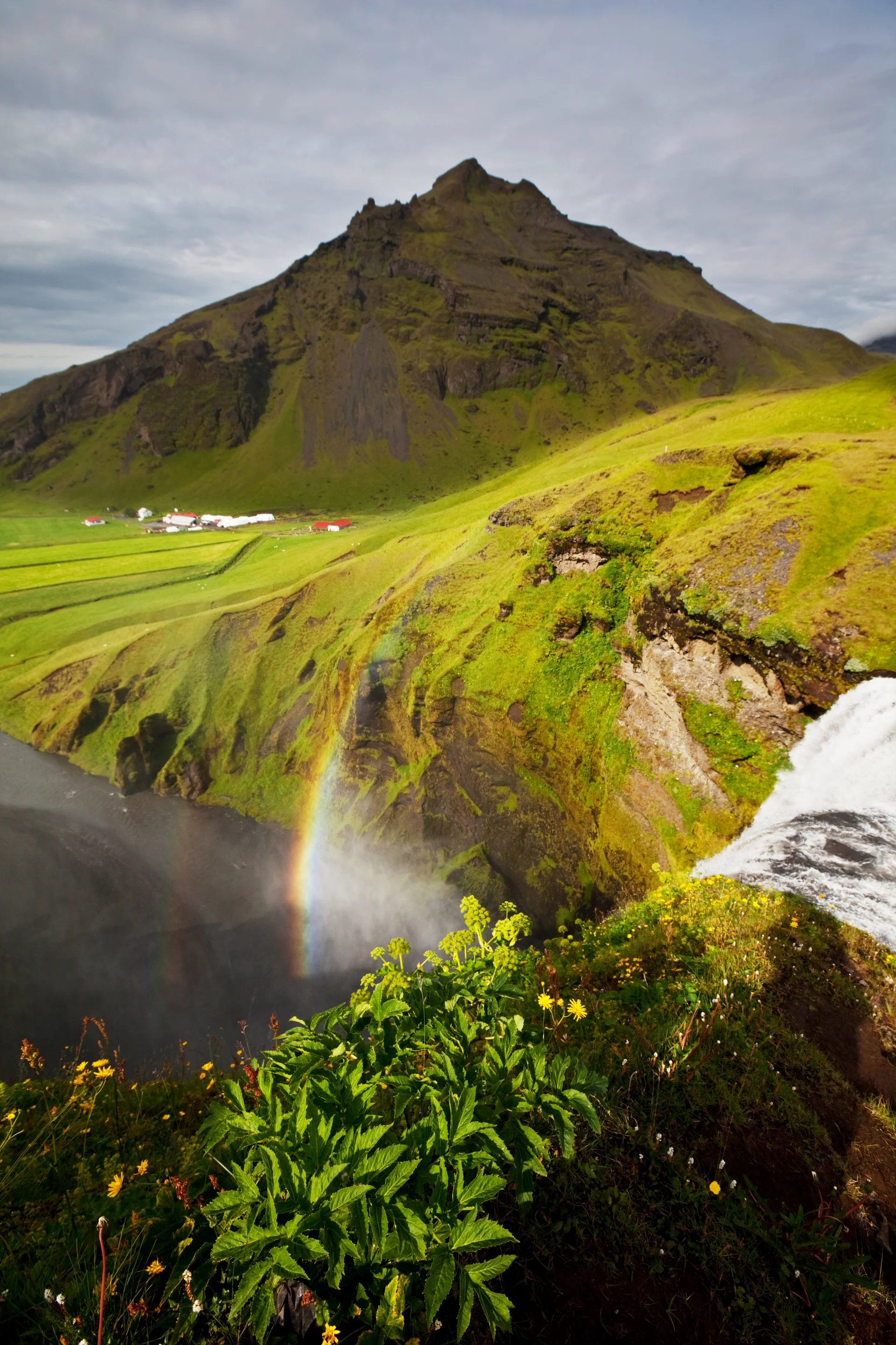Waterfall Iceland. Uncategorized wallpaper. 3744×5616px. Free download for personal use.