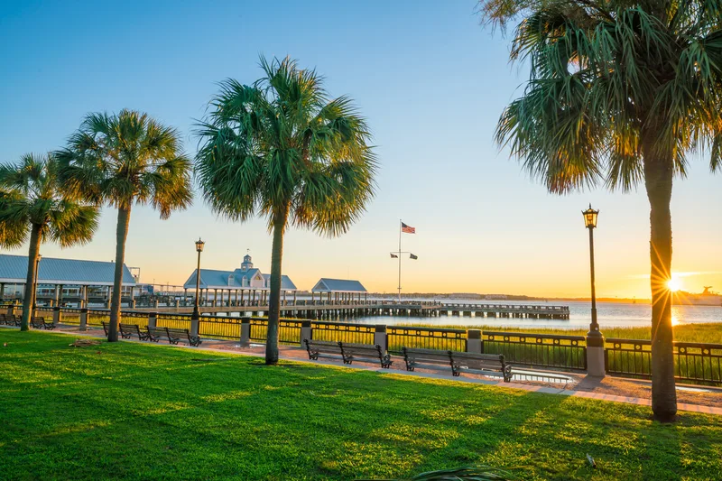 Waterfront Park Charleston South Carolina Usa