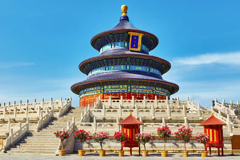 Wonderful Amazing Temple Temple Heaven Beijing China Translation Hall Prayer Good Harvest
