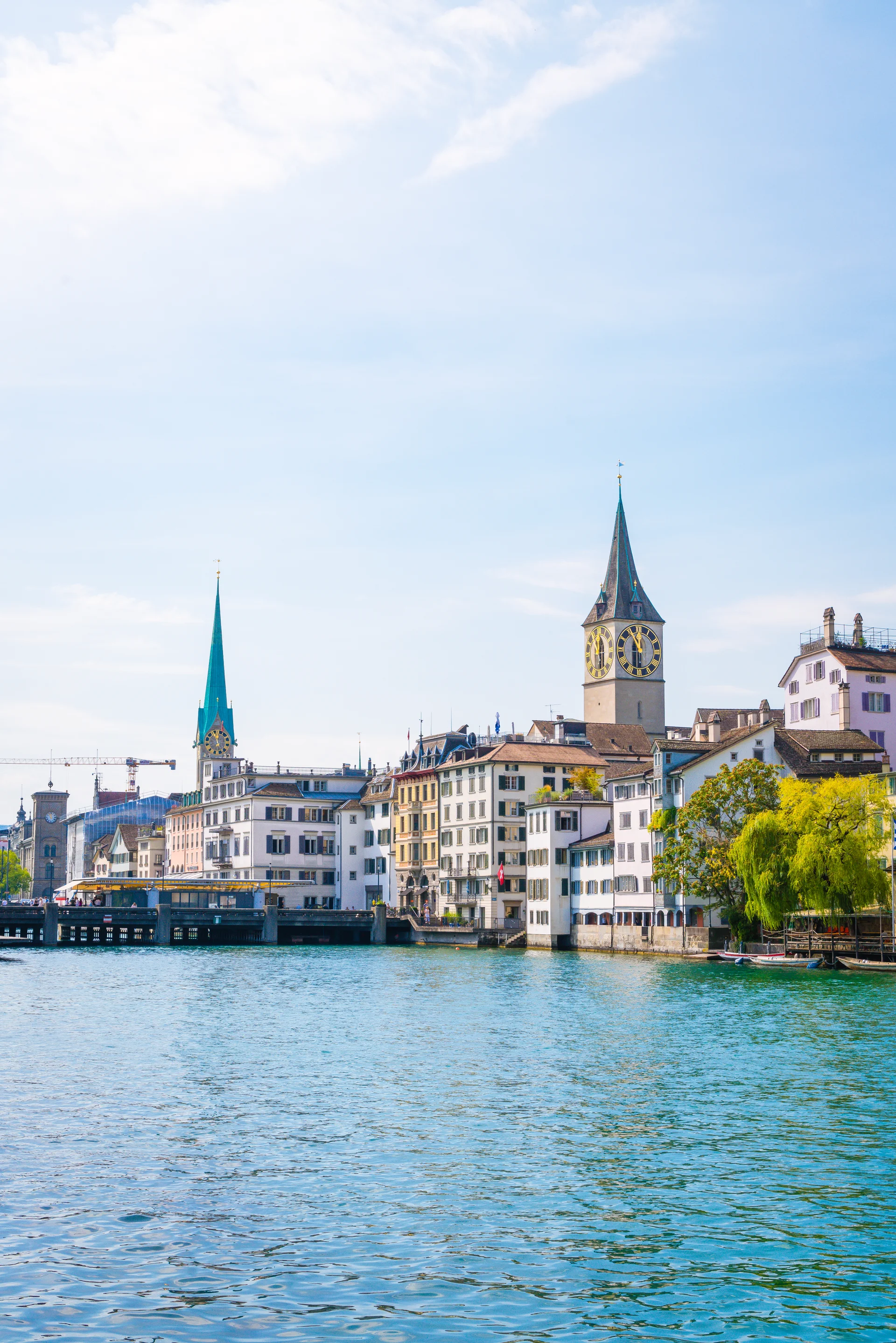 Zurich City Center With Famous Fraumunster. Uncategorized wallpaper. 5287×7926px. Free download for personal use.